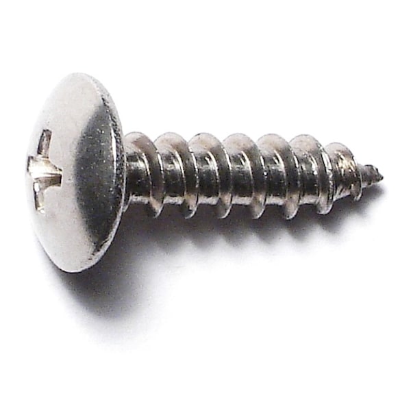 Midwest Fastener Sheet Metal Screw, #10 x 3/4 in, 18-8 Stainless Steel Truss Head Phillips Drive, 100 PK 51762 - main
